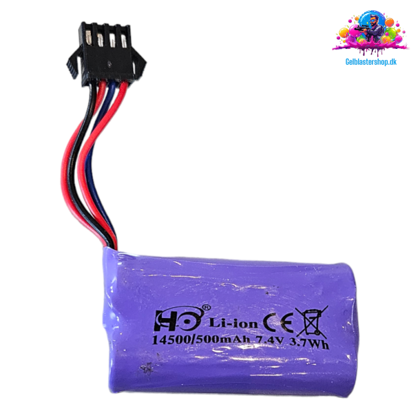 Batteri 14500/500mAh 7.4v 3.7 Wh