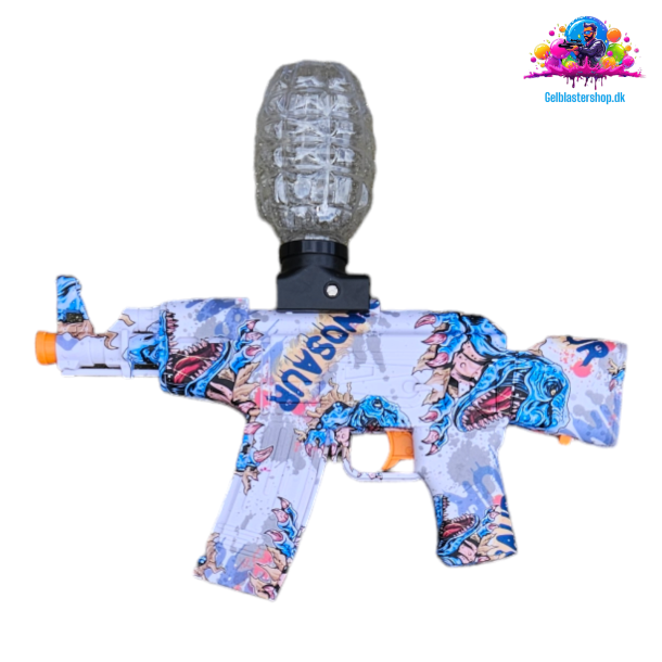 AK 47 Mini Elektrisk Gelblaster White/Blue