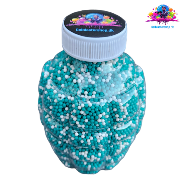 Gel Blaster kugler Cyan/Hvid Mag