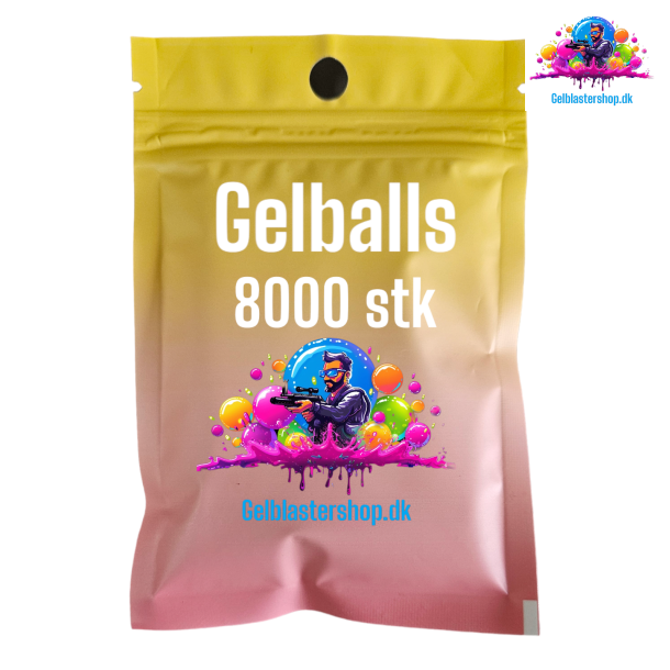 Gel Blaster kugler 7-8 mm gul 8000stk