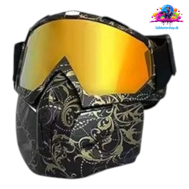 Sort Guld Maske